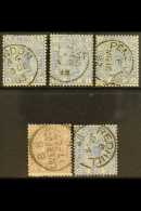 1873-83 CDS USED GROUP An Attractive Group Of 2½d Blues & A 2½ Rose Bearing Cds Cancels Of... - Autres & Non Classés