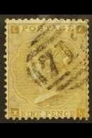 1862-64 9d Bistre Small Uncoloured Letter, SG 86, Very Fine Used. For More Images, Please Visit... - Autres & Non Classés