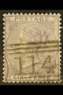 1856 6d Pale Lilac No Corner Letters, SG 70, Used Lightly Cancelled With Near- Perfect Centering, Which Is Very... - Sonstige & Ohne Zuordnung