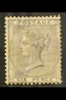 1855-57 6d Pale Lilac, SG 70, Mint, Vertical Crease And Couple Toned Perfs, Large Part Original Gum. Cat... - Autres & Non Classés