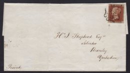 1843 (28 Apr) Wrapper From London To Beverley, Yorkshire, Bearing An 1841 1d Red-brown With 3 Margins Tied By Fine... - Altri & Non Classificati