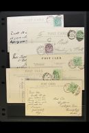 QV - KGV POSTMARKS OF YORKSHIRE An Interesting Collection Of Covers, Picture Postcards & Stamps Bearing... - Autres & Non Classés