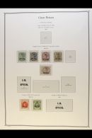 OFFICIALS "I.R. OFFICIAL" OVERPRINTS - MINT GROUP Includes 1880-1 Issues ½d Pale Green, 1d Lilac & 6d... - Autres & Non Classés