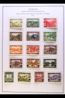 1918-1941 COMPREHENSIVE ALL DIFFERENT COLLECTION On Leaves, Mint & Used, Inc Issues For Bosnia 1918 Set Mint,... - Sonstige & Ohne Zuordnung