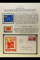 THE "STARS & STRIPES" COLLECTION A Most Interesting, All Period Collection Of Stamps, Postcards, Covers,... - Other & Unclassified