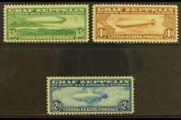 1930 AIRMAILS - 1930 Graf Zeppelin Issue, Scott C13/15, Never Hinged Mint (3). For More Images, Please Visit... - Other & Unclassified