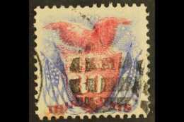1869 30c Pale Carmine And Pale Ultramarine (SG 123, Sc 121), Lightly Used, Rarely Seen Rich Original Colours. A... - Sonstige & Ohne Zuordnung