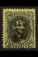 1867 15c Black With Embossed "F" Grill 9x13mm (Scott 98, SG 100) Fine Used. For More Images, Please Visit... - Autres & Non Classés