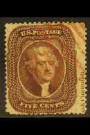1857-61 5c Deep Brown (SG 33, Sc 30A), Used With "on & Cincinnati" Inscription At Right. For More Images,... - Sonstige & Ohne Zuordnung