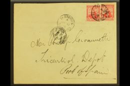 1918 (12 Nov) Cover To Port Of Spain, Bearing 1913-23 1d (SG 150) & 1918 1d "War Tax" Opt (SG 189) Tied By... - Trinidad & Tobago (...-1961)