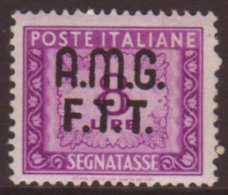 ZONE A POST DUE 1947-49 8L Lilac, Sass 11, NHM. For More Images, Please Visit... - Altri & Non Classificati