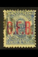OFFICIAL 1893 8d Ultramarine "G.F.B." Overprint, SG O4, Used. For More Images, Please Visit... - Tonga (...-1970)