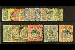 1927-31 Complete KGV Set, SG 93/107, Fine Cds Used. (16) For More Images, Please Visit... - Tanganyika (...-1932)