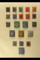 1917-31 ALL DIFFERENT COLLECTION Includes 1917-21 "GEA" Overprints (wmk Crown CA) Set To 4r Mint Incl Both 1r,... - Tanganyika (...-1932)