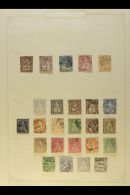 1854-1988 ATTRACTIVE COMPREHENSIVE MOSTLY FINE USED COLLECTION On Leaves, Mainly All Different, Inc (all Used)... - Other & Unclassified