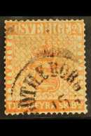 1855-58 24sk Orange-red (Facit 5b, SG 5), Used, Faults, Probably Reperfed  For More Images, Please Visit... - Other & Unclassified