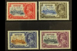 1935 Silver Jubilee Set, Perforated "Specimen", SG 21s/24s, Very Fine Mint. (4 Stamps) For More Images, Please... - Swasiland (...-1967)