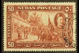 1935 50p Red - Brown General Gordon, SG 67, Very Fine Used With Part Field Post Office Cds. For More Images,... - Sudan (...-1951)