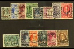 1927 25th Anniv Of Coronation, Postage Set Complete Incl Express, SG 417/29, E459, Very Fine Used, Many With... - Andere & Zonder Classificatie
