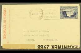 1942 TRIPLE CENSOR COVER Plain Cover Addressed To Omega Watch Company In Switzerland, Censored By S. Rhodesia,... - Southern Rhodesia (...-1964)