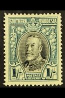 1931 1s Black And Greenish Blue, Geo V, Perf 14, SG 23b, Very Fine And Fresh Mint. For More Images, Please Visit... - Zuid-Rhodesië (...-1964)