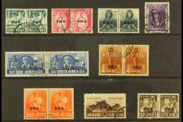 1941-3 War Effort Complete Set, SG 114/22, Very Fine Used (7 Pairs + 2 Singles) For More Images, Please Visit... - Afrique Du Sud-Ouest (1923-1990)