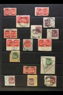 1923-6 POSTMARKS COLLECTION ½d To 2d Overprinted King George V Heads Of South Africa With Clear Or Full... - Zuidwest-Afrika (1923-1990)