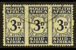 POSTAGE DUE 1943-4 3d Indigo, Bantam, SG D33, Very Fine Used. For More Images, Please Visit... - Unclassified