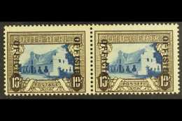 OFFICIAL 1940 10s Blue And Sepia, Overprint Reading Downwards With "OFFICIAL" At Left, SG O29, Fine Mint Pair. For... - Non Classificati