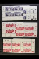 1982-87 NHM CYLINDER BLOCKS OF 4. A Neatly Presented Collection On Stock Pages Of The "Buildings" Definitive... - Ohne Zuordnung