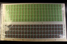 1961-78 FULL SHEETS Album Containing A Range Of Complete Sheets Of 25, 50, 80 Or 100 Stamps, Includes First... - Non Classés