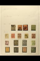 TRANSVAAL 1882-1896 OLD TIME 2ND REPUBLIC COLLECTION On Album Pages. We See & Mint & Used Range With 1883... - Non Classificati