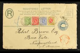 ORANGE RIVER COLONY 1903 (12 Oct) Postal Stationery 4d Registered Envelope (size 201x127mm), H&G 1, Addressed... - Non Classificati