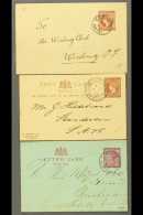 NATAL An Attractive Range Of Used Postal Stationery From Smaller Offices, With 1892 ESTCOURT On ½d Wrapper;... - Non Classés