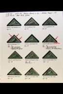 CAPE OF GOOD HOPE 1855 1s DEEP DARK GREEN STUDY COLLECTION - Fabulous Used Collection Virtually All With Margins... - Non Classificati