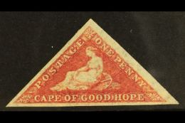 CAPE OF GOOD HOPE 1855 1d Rose On Cream Paper, SG 5a, Superb Mint, Large Part Og. For More Images, Please Visit... - Non Classificati