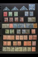 CAPE OF GOOD HOPE 1855-1904 USED COLLECTION On Stock Pages. Includes A Range Of 4d Triangles Inc One With Three... - Unclassified
