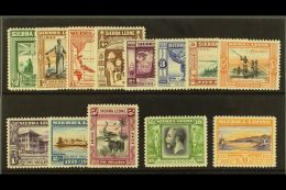 1933 Wilberforce Set Complete, SG 168/80, Very Fine Mint With Lightly Toned (creamy) Gum. Striking Fresh... - Sierra Leone (...-1960)