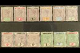 1896-97 Definitive Set Complete To 5s, SG 41/52, Fine Mint. (12 Stamps) For More Images, Please Visit... - Sierra Leone (...-1960)