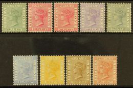 1884-91 Complete Set, SG 27/34, With Both 1d Shades, Fine Mint. (9) For More Images, Please Visit... - Sierra Leone (...-1960)