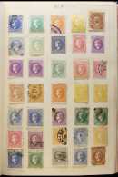 1866-1943 OLD TIME COLLECTION IN AN ALBUM A Mint And Used Collection Mostly Comprising Of Pre-1915 Issues, And... - Serbia