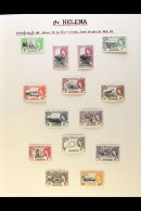 1953-1993 COMPREHENSIVE SUPERB MINT COLLECTION On Leaves, All Different, Almost COMPLETE For The Period, Inc... - Isola Di Sant'Elena