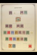 1883-1935 OLD TIME MINT COLLECTION Presented On Printed Pages. Includes QV Range To 6d, KEVII To 1s X2 Different,... - Ste Lucie (...-1978)