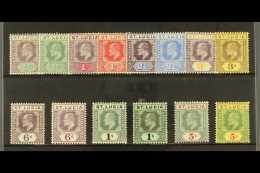 1904-10 Definitives Complete Set, SG 64/77, Fine Mint. (14 Stamps) For More Images, Please Visit... - Ste Lucie (...-1978)