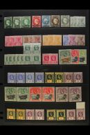 1884-1968 MINT ACCUMULATION Presented On Stock Pages. A Useful Selection That Includes QV 1890-97 Set, KEVII... - Sainte-Hélène