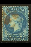 1861 6d Blue (Clean Cut Perf 14-16), SG 2, Very Fine Used For More Images, Please Visit... - Isola Di Sant'Elena