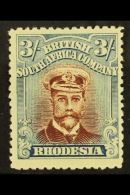 1922-4 3s Red-brown And Grey Blue, Admiral, Perf 14, Head Die III On White Paper, SG 305, Very Fine Mint. For More... - Other & Unclassified