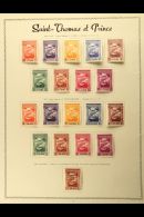 ST TOME ET PRINCIPE 1938-39 FINE MINT AIR POST STAMPS With 1938 Inscribed "S. TOME" Complete Set, 1938 Inscribed... - Sonstige & Ohne Zuordnung
