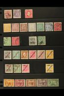 1882-1910 COLLECTION On Stock Pages, All Different, Inc 1884 20r Used, 1892-94 Set To 150r Used, 1892 Opts Set,... - Autres & Non Classés