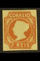 1853 5r Red- Brown, SG 1 (Michel 1a), Very Fine Unused No Gum With 4 Good Neat Margins, Hint Of A Small Thin... - Autres & Non Classés